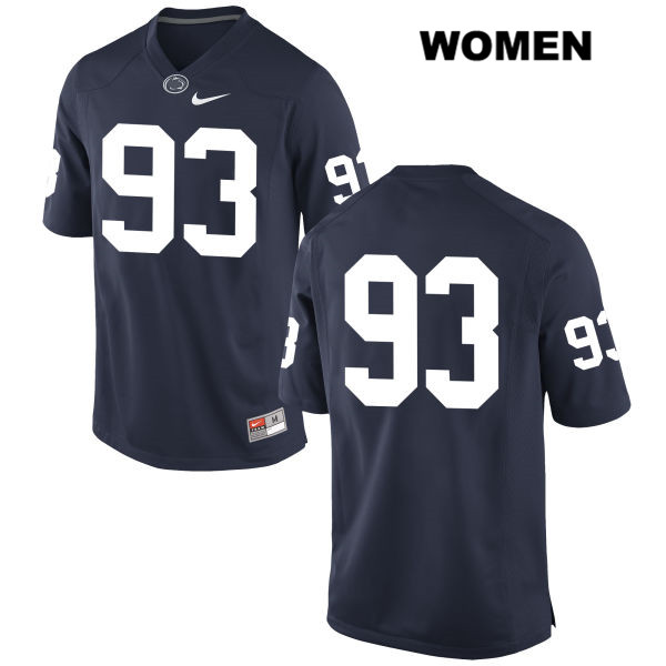 NCAA Nike Women's Penn State Nittany Lions PJ Mustipher #93 College Football Authentic No Name Navy Stitched Jersey FSJ5298MD